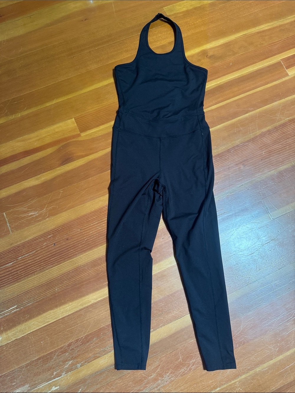 FP Movement by Free People Black Halter Jumpsuit